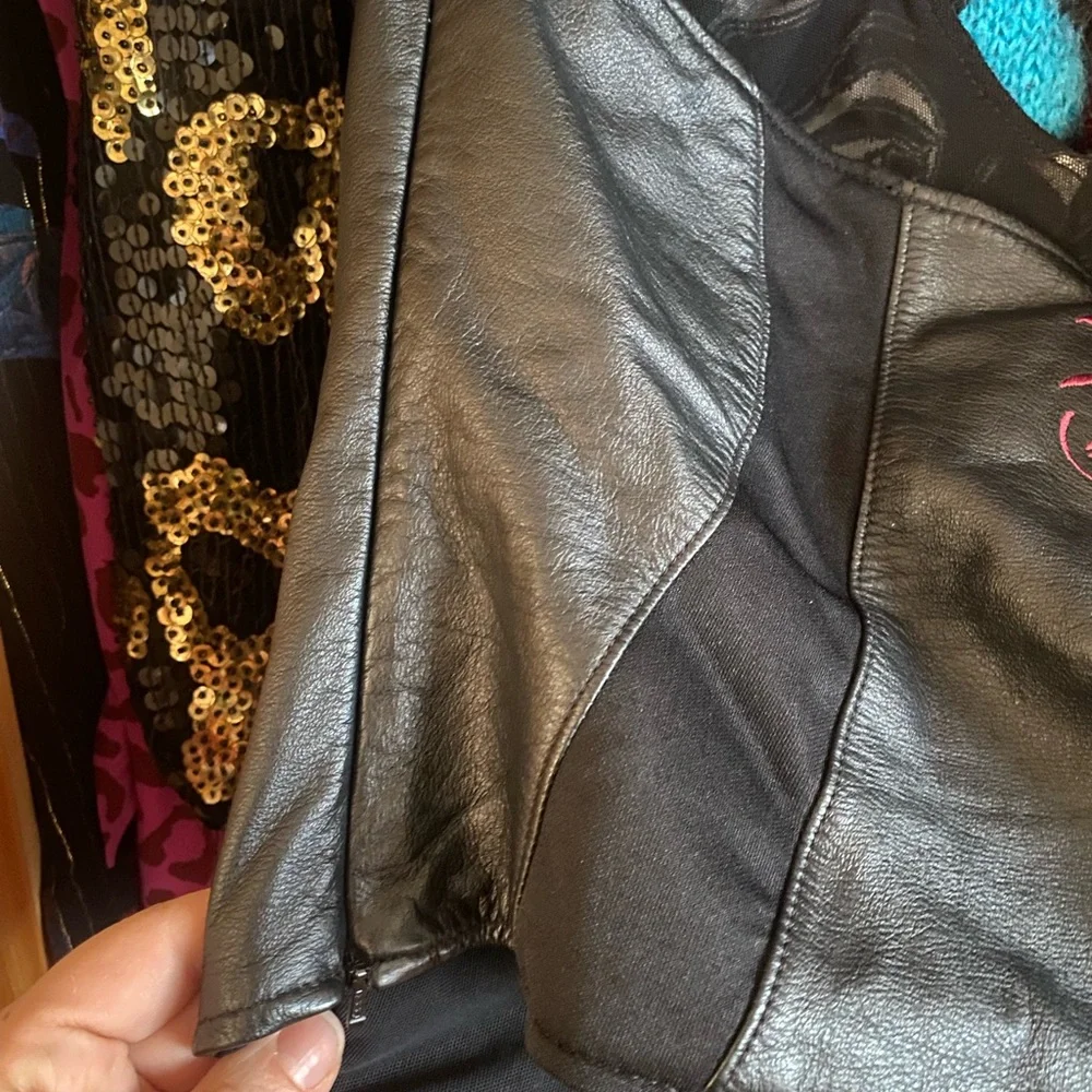 Harley Davidson Leather Halter Top - Picture 8 of 10